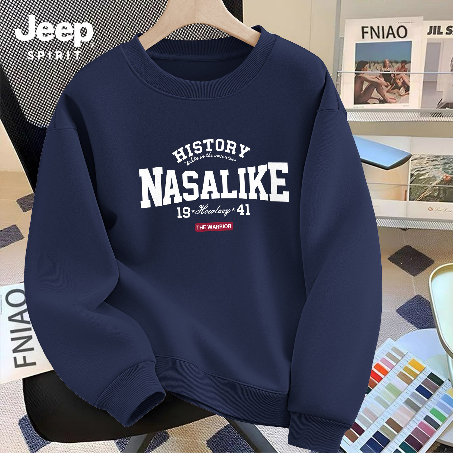 JEEPSPIRIT重磅美式套头卫衣