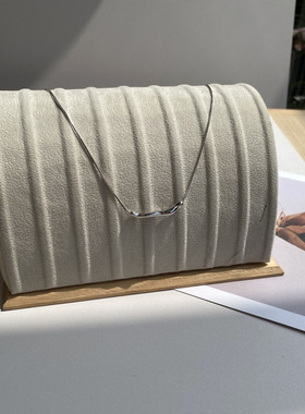 防过敏不掉色 不掉色高级感冷淡高冷风金属质感项链 休闲衣服配饰