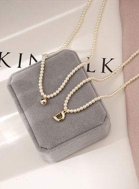 女甜美百搭项链颈链锁骨链