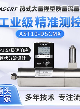 AST10-DSC超大型气体质量流量计流量控制器MODBUSRS485/232通讯