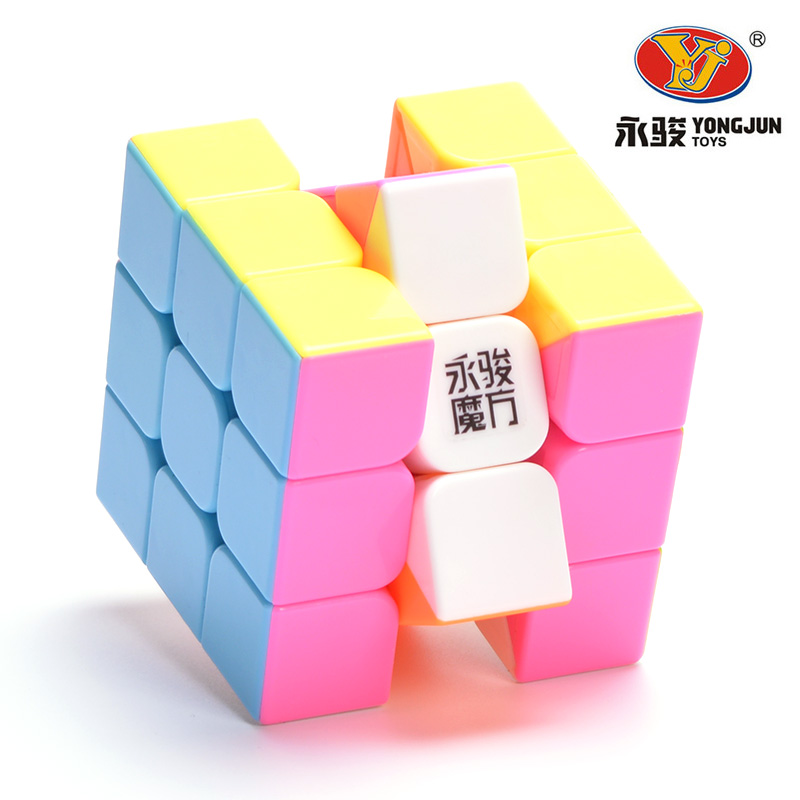 永骏御龙三阶魔方 比赛专用魔方  果粉色和悦色 不掉色 正品包邮|ruв категории игрушка/коляска/головоломка/блоки/модель, Разблокировать/лабиринт/кубик Рубика/умная игрушка, кубик Рубика - от Buy2taobao.com для оказания профессиональной услуги покупки агента Taobao
