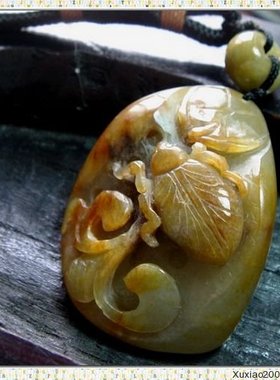 【珍藏品】油润和田籽料巧雕富甲一方挂件特价结缘