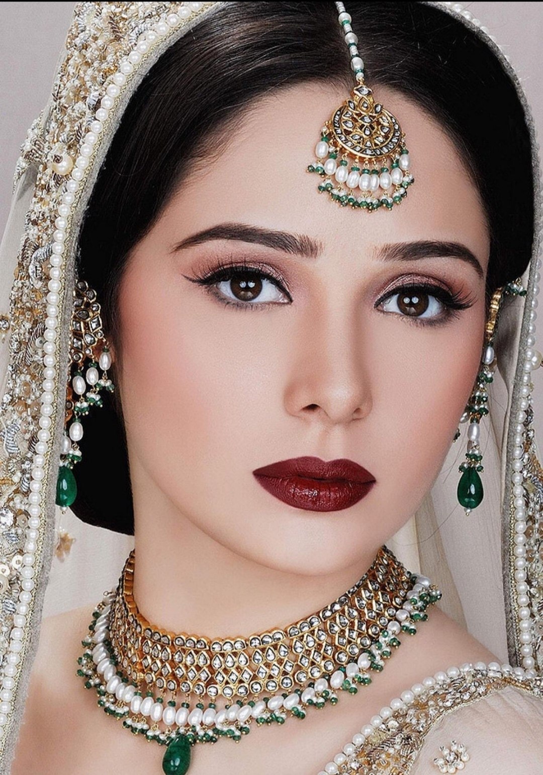 印度民族风纱丽配饰眉心坠头饰额头链吊坠跳舞表演头纱发饰