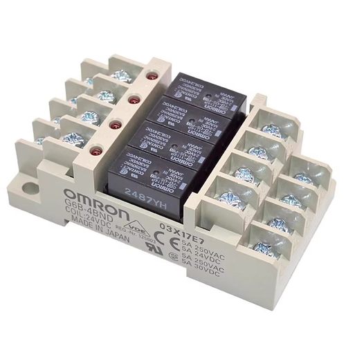 欧姆龙OMRON功率继电器模组G6B-4BND G6B-4CB G6B-47BNDC24V