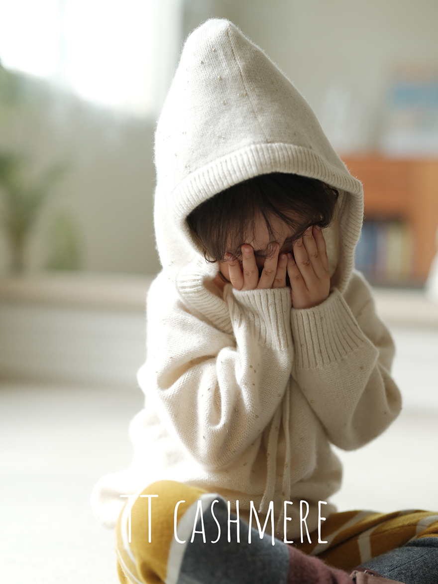 TTcashmere山羊绒连帽羊绒衫