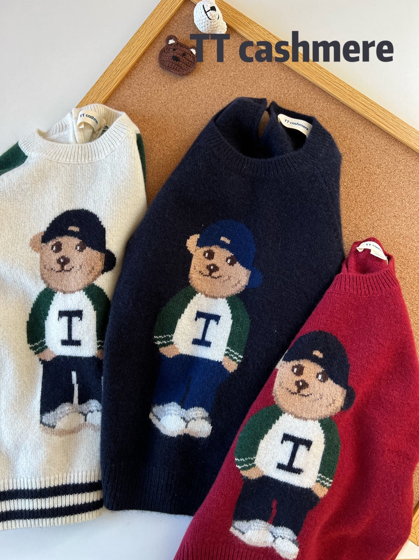 100%山羊绒儿童羊绒衫