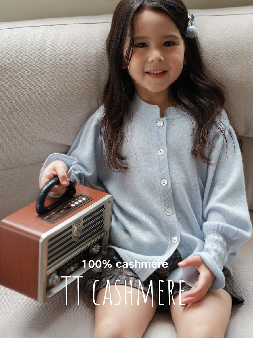 蒙威飒中国风儿童羊绒衫