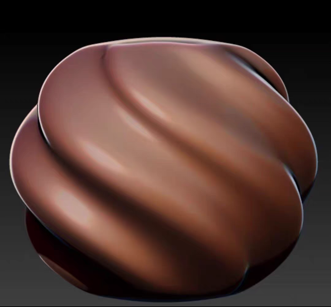 扭珠单颗图纸stl文件猴头橄榄核雕刻图机雕图纸三维立体图1039