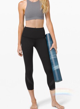 洛城记 美代  lululemon  Wunder Under HR crop 23 Slcp 瑜伽裤
