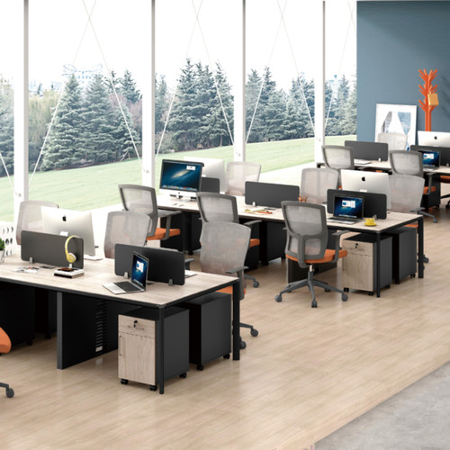 办公家具深圳工厂直销  办公桌椅组合简约现代员工位4/6人位卡座