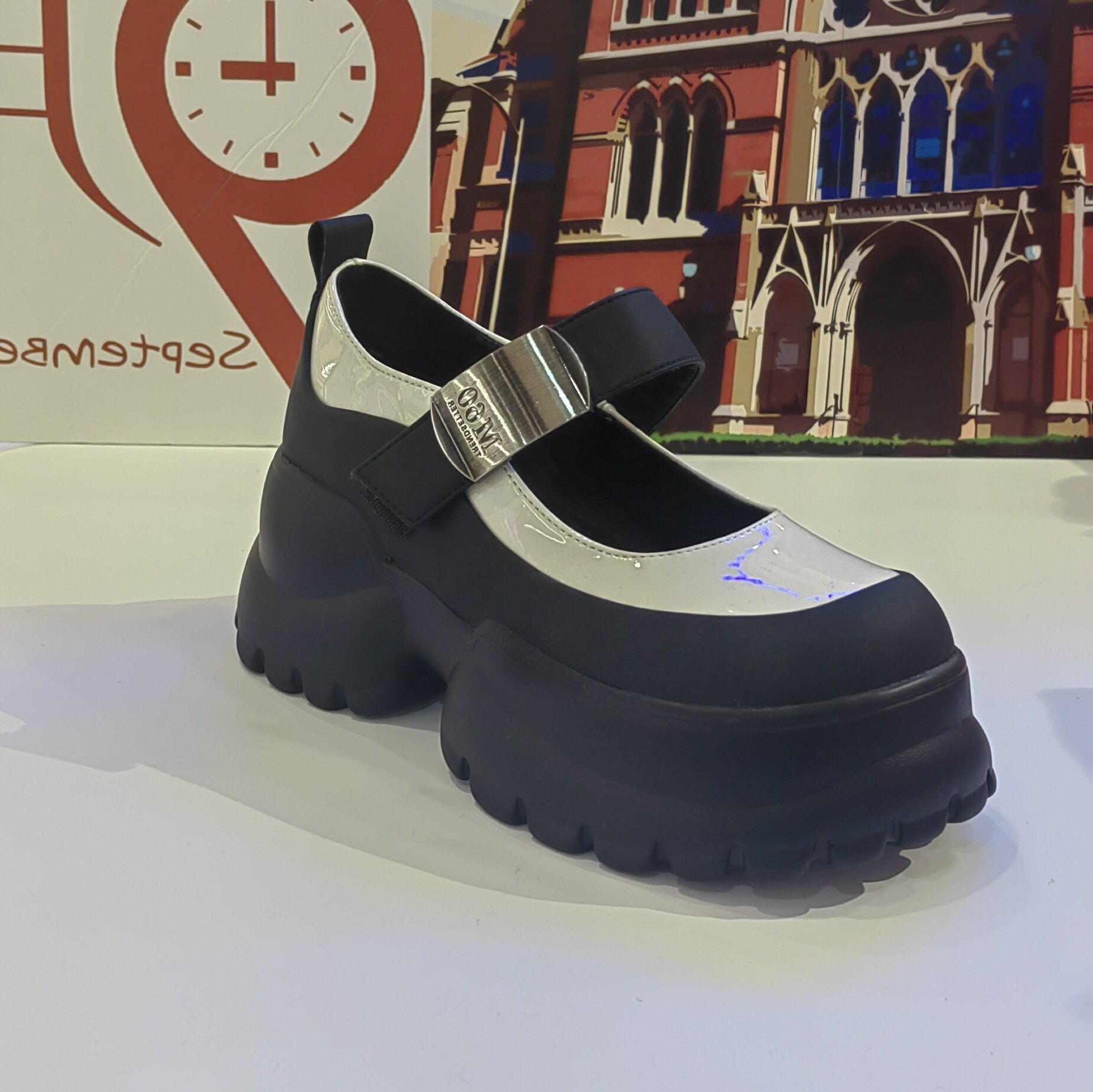 女鞋复古玛丽珍鞋英伦风厚底增高乐福鞋法式日系松糕m60女鞋照片