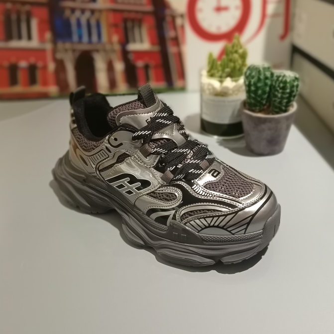 男潮牌厚底老爹鞋厚底增高松糕新款休闲运动黑色百搭m60男鞋正品