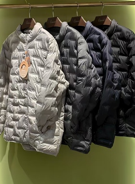 苎依5770彩虹热气球多色男士羊毛短款棉袄校服内搭立领轻棉服外套