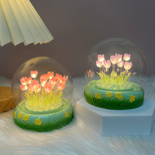 郁金香小夜灯diy手工生日礼物女生闺蜜送妈妈高级感氛围灯母亲节