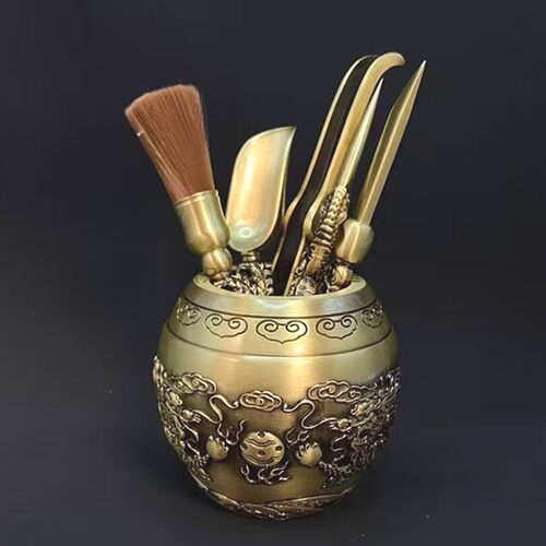 高级古风加厚茶道六君子泡茶工具