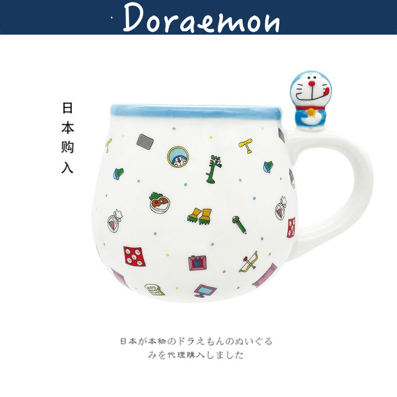 doraemon日本正版哆啦a梦水杯