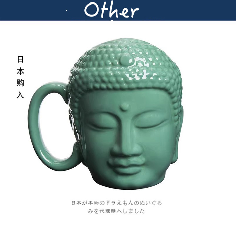 sunart日本正版佛头马克杯