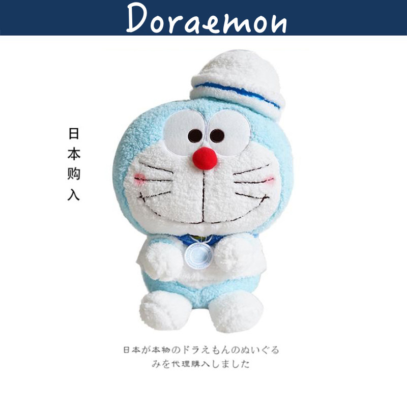 日本doraemon正版水手机器猫叮当猫哆啦a梦大号公仔玩偶毛绒玩具
