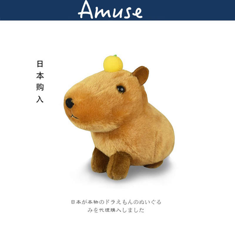 amuse日本正版水豚公仔