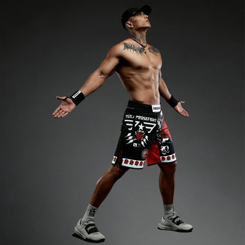 VSZAPMMA速干搏击运动UFC短裤男