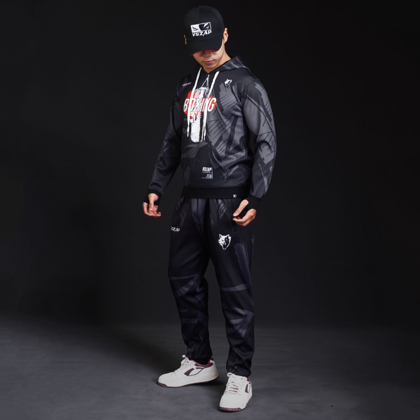 VSZAP格斗训练定制拳击连帽外套