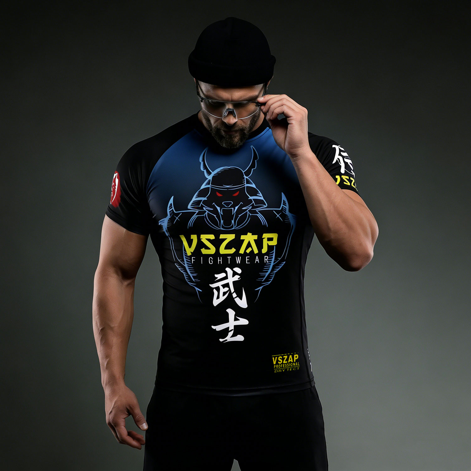 VSZAP速干透气短袖MMA训练T恤