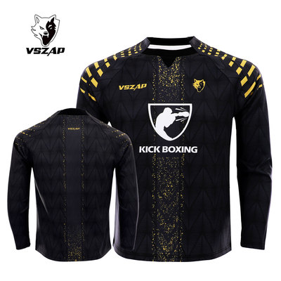 VSZAP美式套头MMA泰拳击格斗武术运动卫衣UFC柔术秋冬套头外套衫