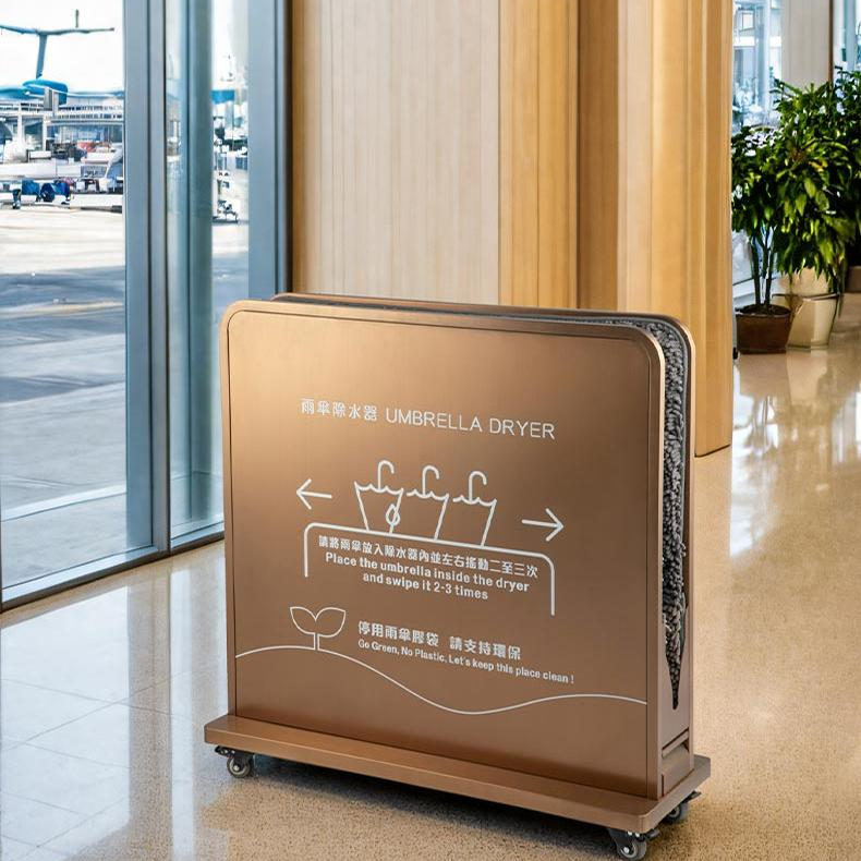 雨伞除水器定制logo不锈钢酒店商场201抹水机304沥水架酒店uv打印