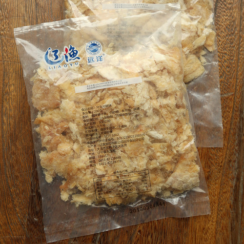 远洋辽渔烤鱼片碎块200克实惠装