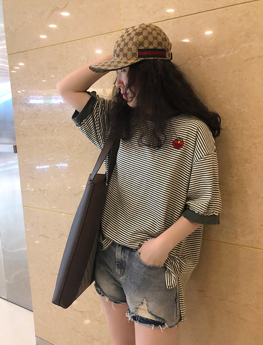 短袖韩版休闲常规棉女