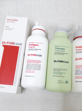 包邮Dr.FORHAIR发笙洗发水护发素发膜控油无硅油改善毛糙韩国