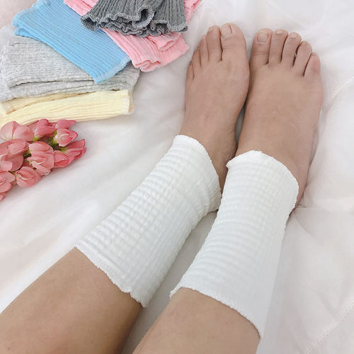 纯棉保暖护脚裸护小腿天脚脖子