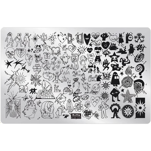 【油姐】ZJOYplus-320 印花转印钢板 美甲DIY彩绘工具 神叨叨小图