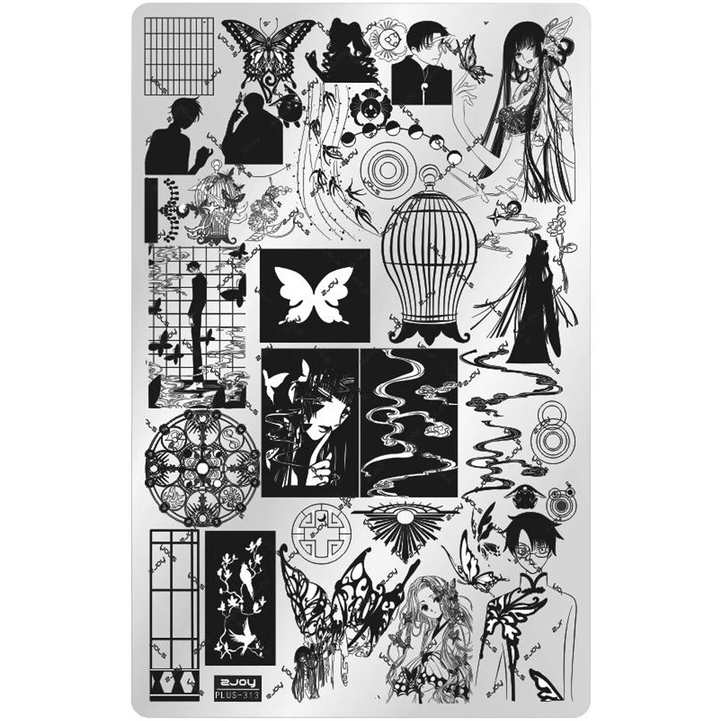 【油姐】ZJOYplus-313 印花转印钢板 美甲DIY彩绘工具 xxxHOLiC