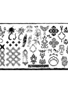 【油姐】SPV-450 印花钢板 美甲DIY彩绘模板 转印工具