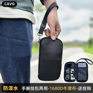 防泼水户外旅游牛津布手机包男女手拿包带手腕绳挂包挂腰逛街散步