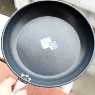 304不锈钢家用平底锅煎肉不粘锅燃气电磁炉通用28CM煎牛排锅煎锅