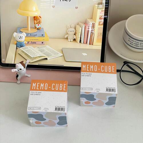 MEMO-CUBE彩色几何便签本600张