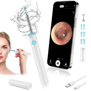 出口欧洲 成人儿童宠物耳镜无线可视耳勺挖耳器具 实测好用