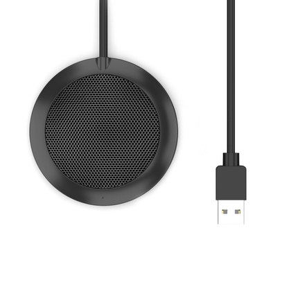 台式电脑笔记本通用USB免驱动小型视频会议全向麦克风拾音器话筒