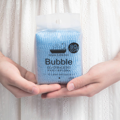 日本KM搓澡巾纤维布老少均可用