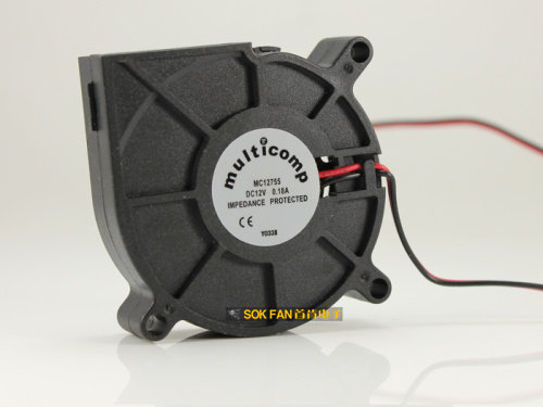 MC12755 new Multicomp 6015 blower 12V 0 18A perforated 70mm notebook fan