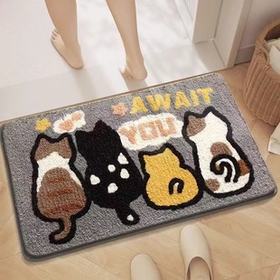 Door Mat Outdoor indoor Bathroom Foot Mats Doormat Area Rug