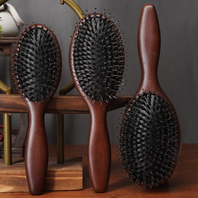 Premium Wooden Bamboo Hair Brush Improve Hair Growth Wood