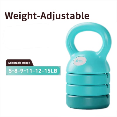 Dumbbell squat strength training soft kettlebell深蹲训练壶铃