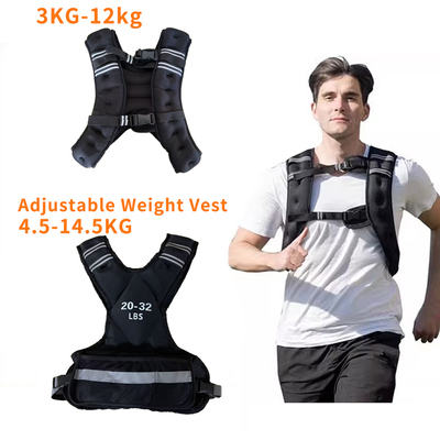 Adjustable 3-14kg weight bearing vest weighted for Running