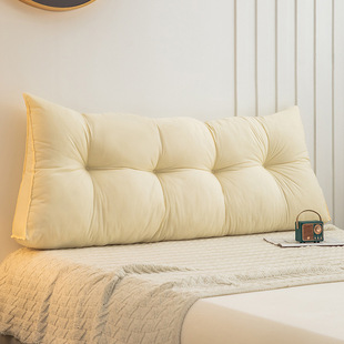 Headboard Pillow Triangle Cushion Removable and Washable