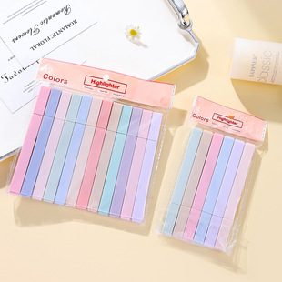 12P Pastel Standard Highlighters Fluorescent Pen Highlighter