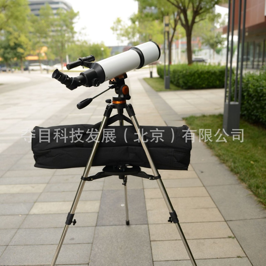 80500天文望远镜专业级多层宽带镀膜普罗素目镜不锈钢三脚架云台