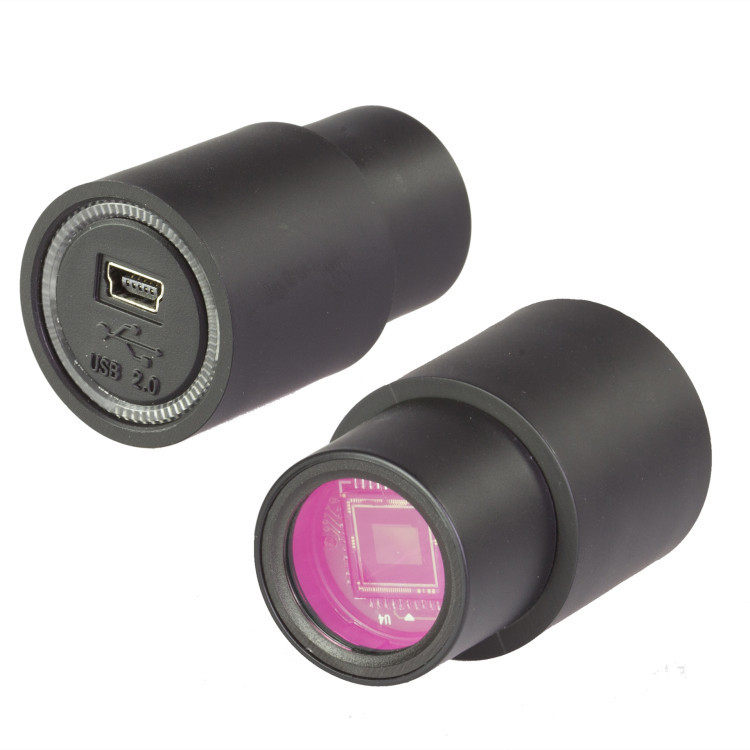 显微镜摄像头ccd相机电子目镜USB高清200/500万像素生物体视金相